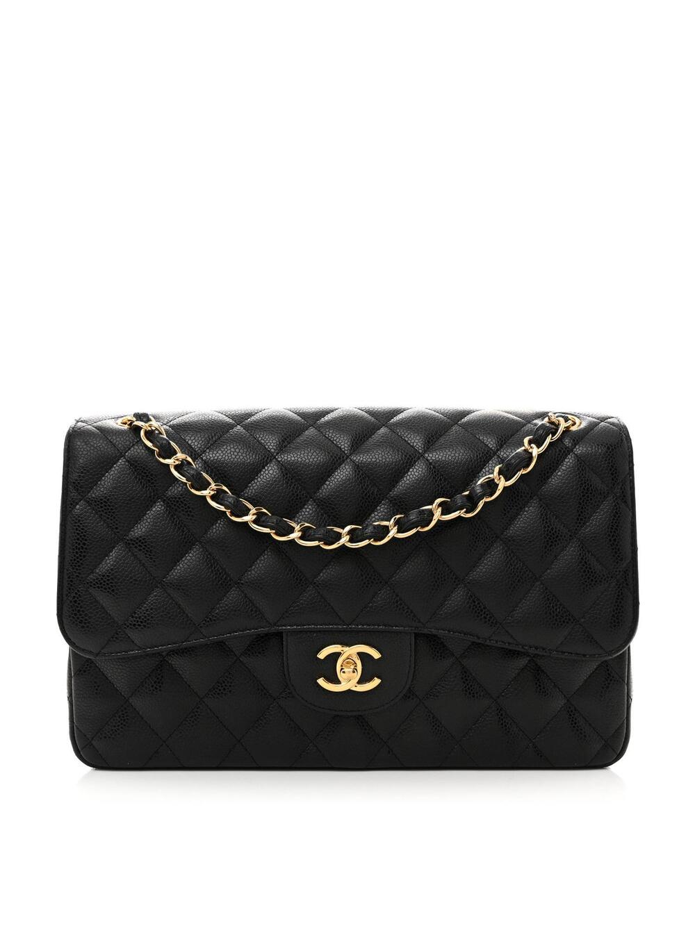 Chanel Caviar Quilted Jumbo Double Flap #352804C49B